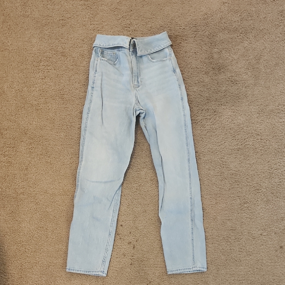 Hollister Women's High Rise Light Blue Jeans